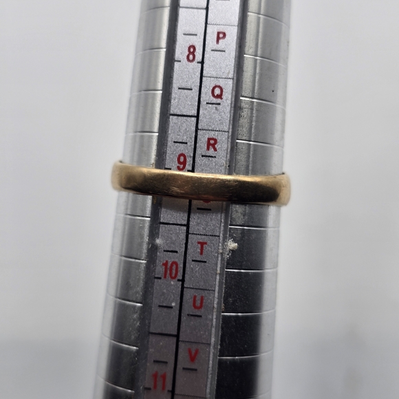 9.5 10k Yellow And White Gold Diamond Flower Ring - Picture 7 of 7